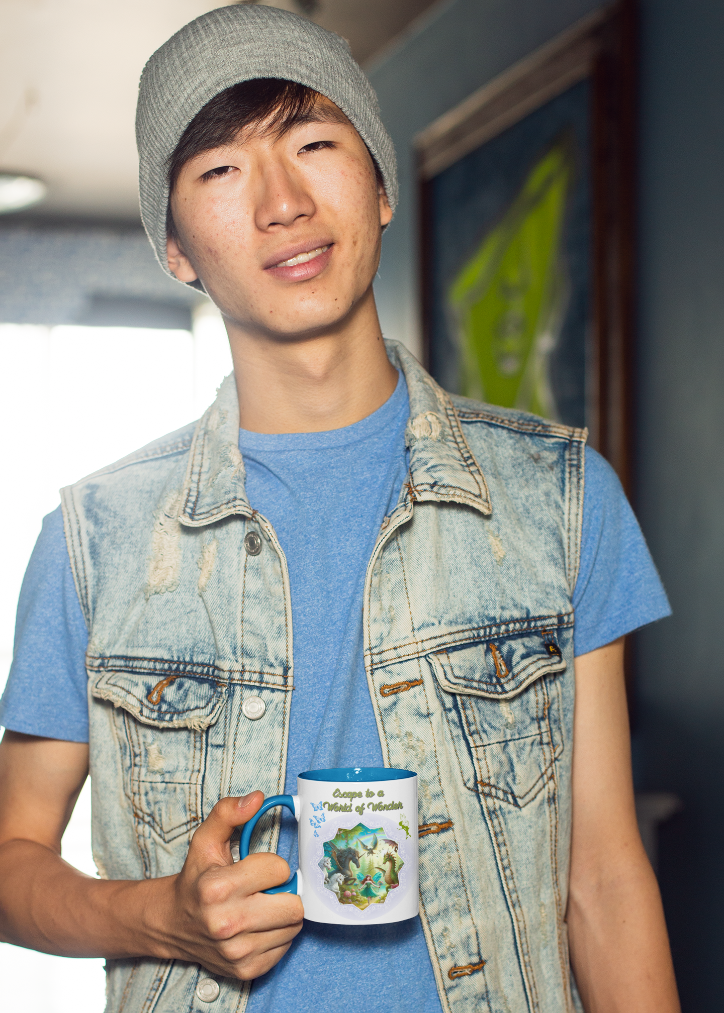 Escape to a World of Wonder – Fantasy Mug Magical Graphic Coffee Mug