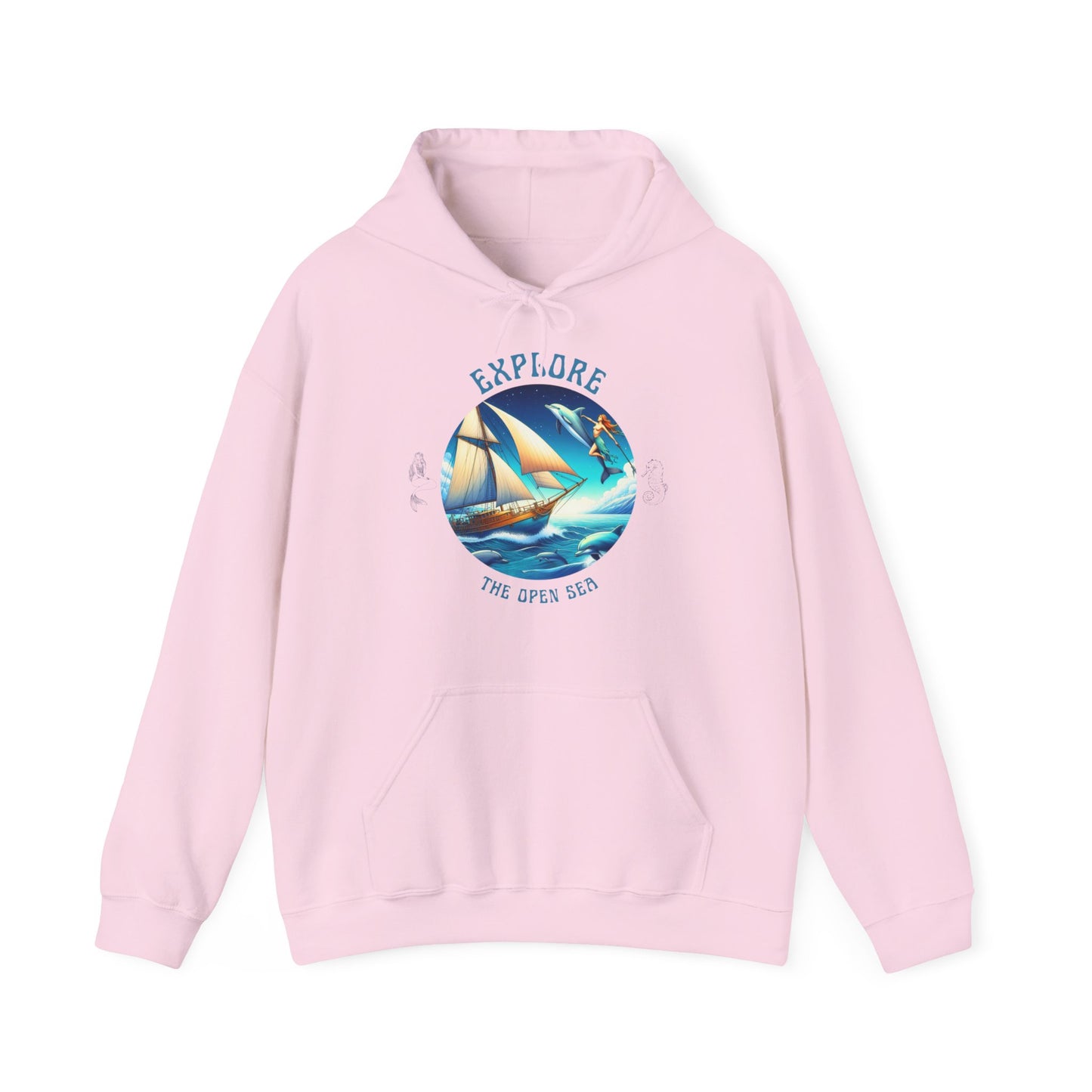 Explore the Open Seas – Nautical Sailing Adventure Graphic Unisex Hoodie