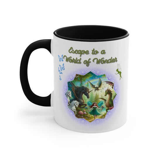 Escape to a World of Wonder – Enchanted Fantasy Ceramic Coffee Mug
