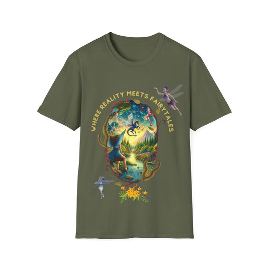 Where Reality Meets Fairytales – Fantasy Graphic Unisex T-Shirt