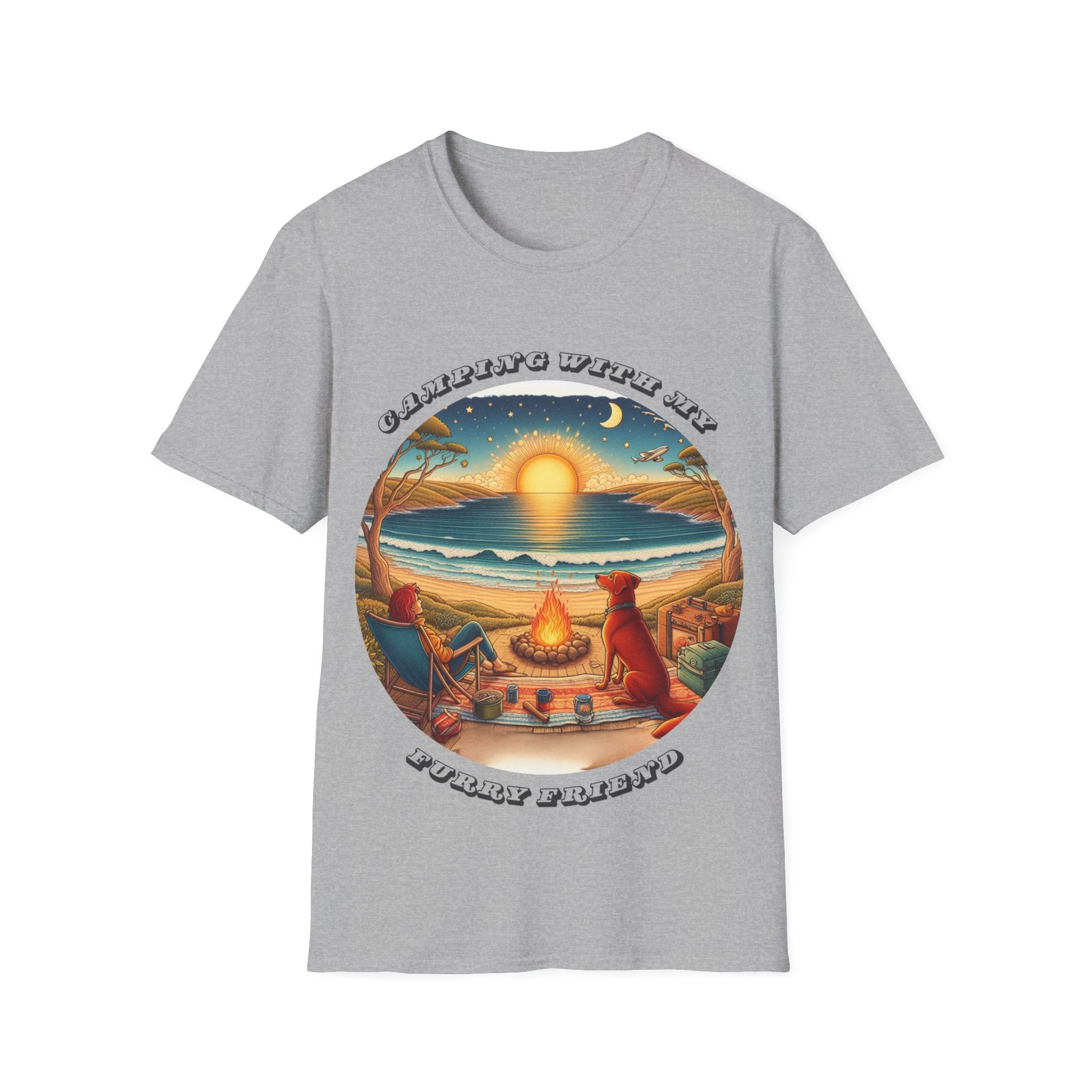 Furry Friend Camping Tee