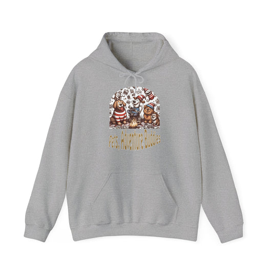 Pets Adventure Buddies – Pet Camping Graphic Unisex Hoodie