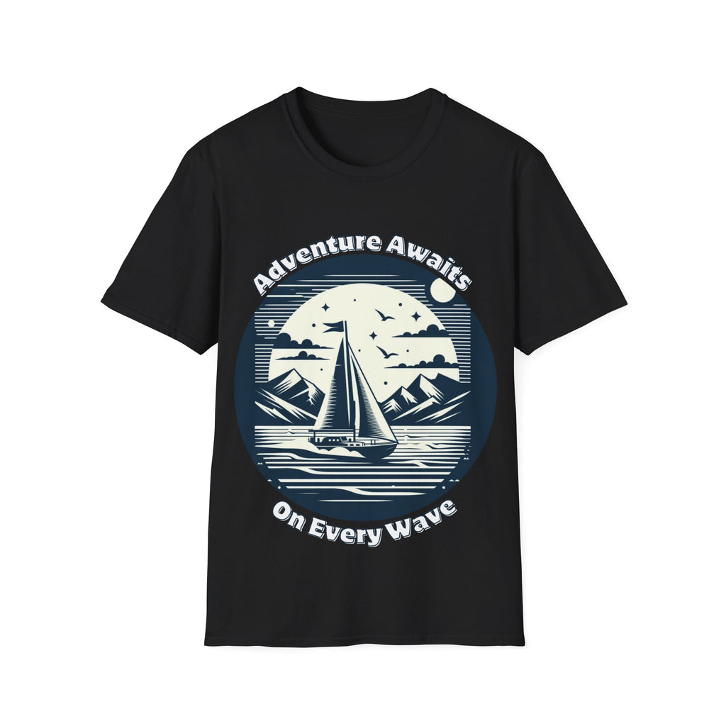 Adventure Awaits Sailing Tee