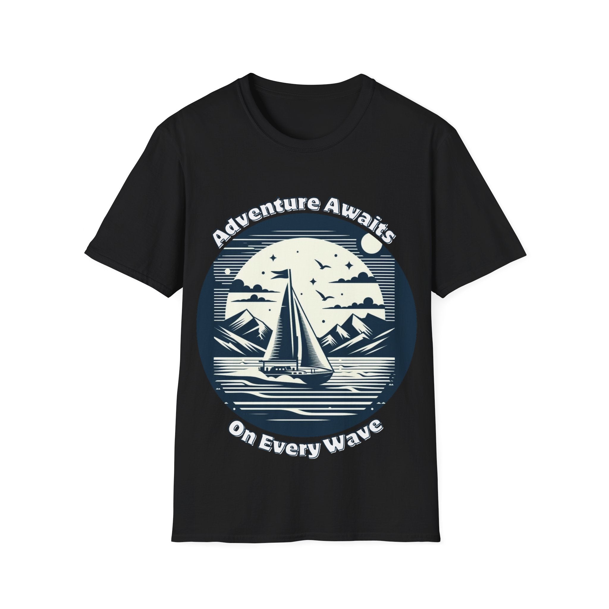 Adventure Awaits Sailing Tee