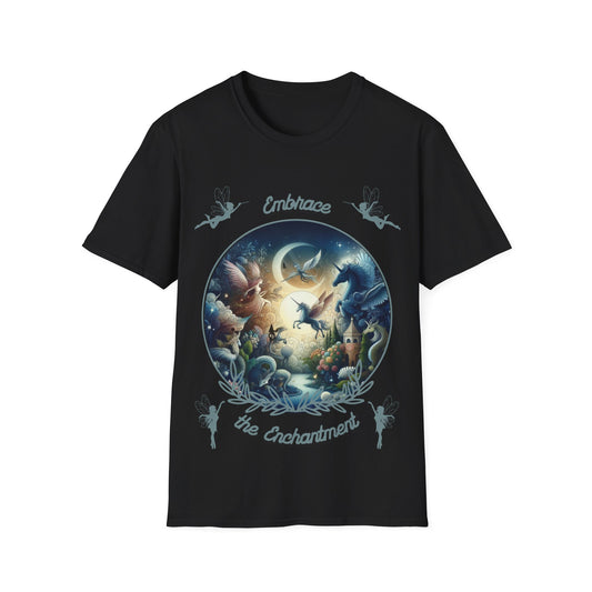 Embrace the Enchantment – Magical Fantasy Graphic Unisex T-Shirt