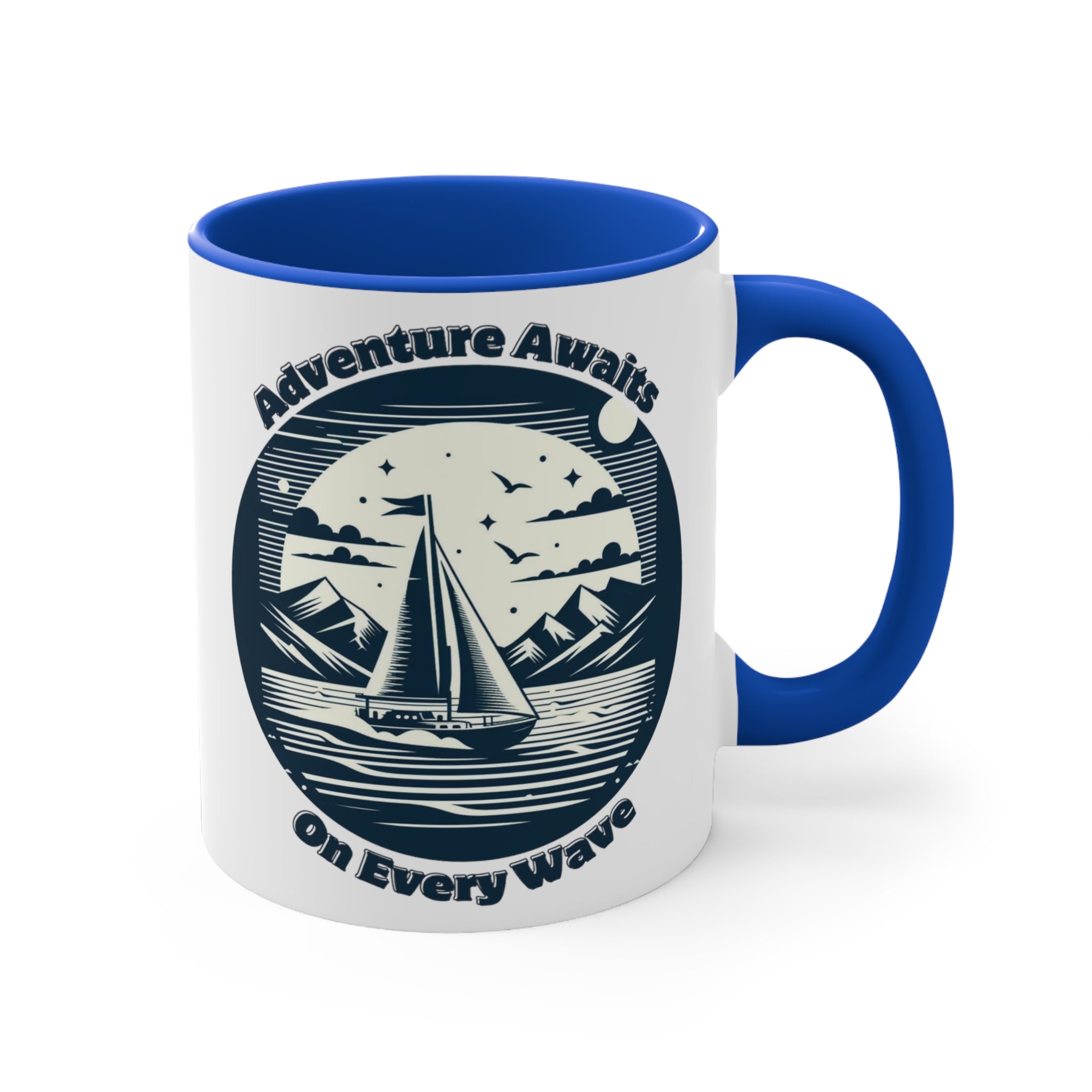 Adventure Awaits Sailing Mug
