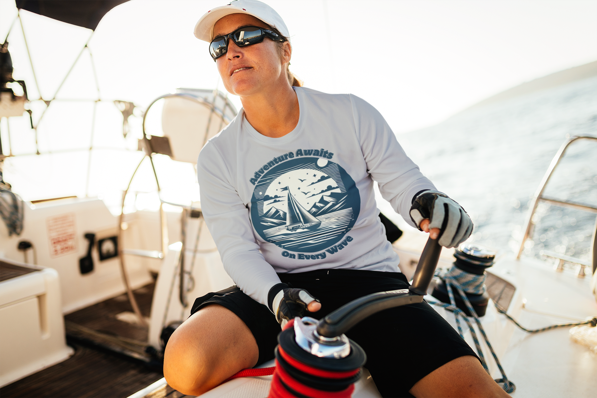 Adventure Awaits Sailing Sweatshirt
