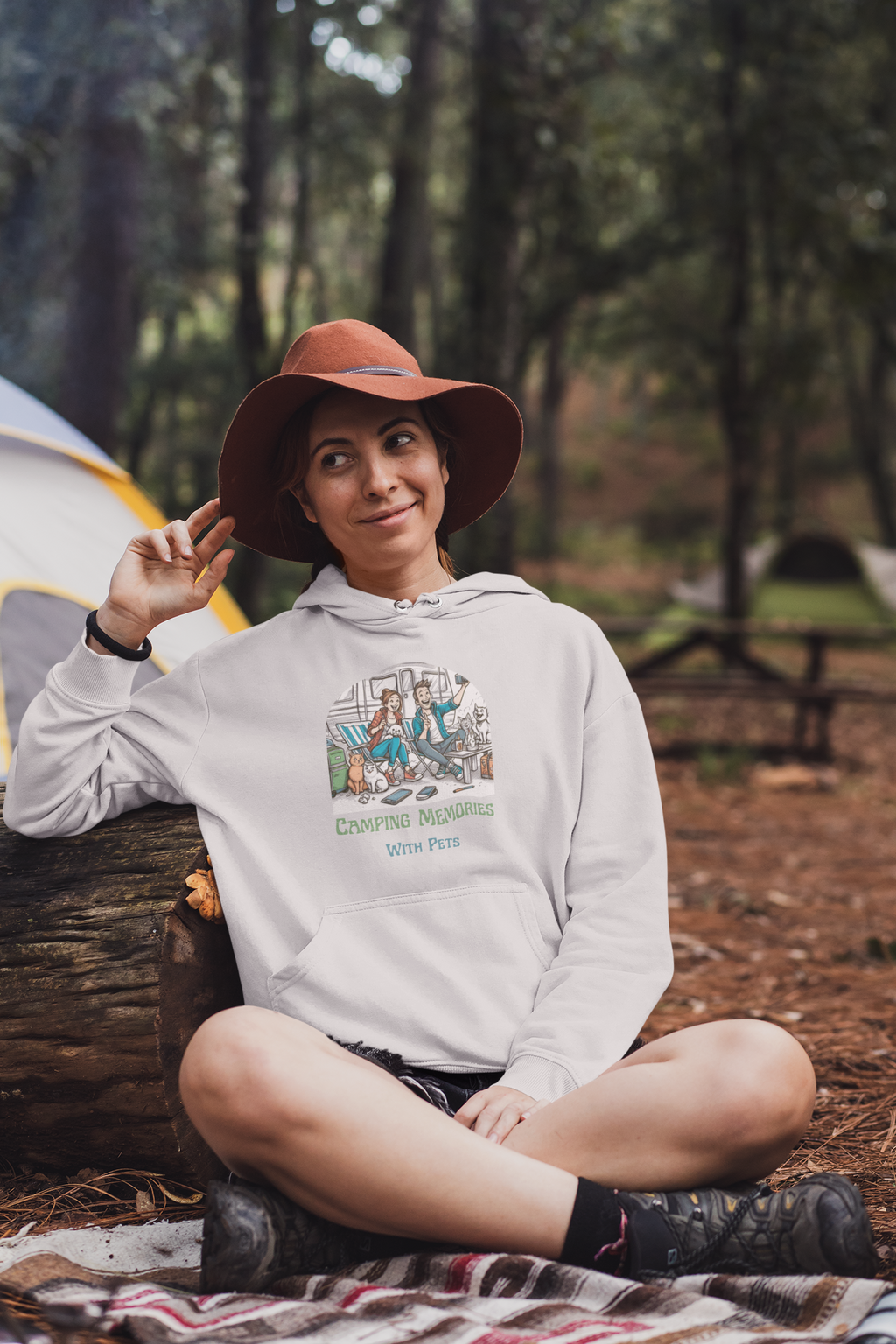 Camping Memories Pet Hoodie