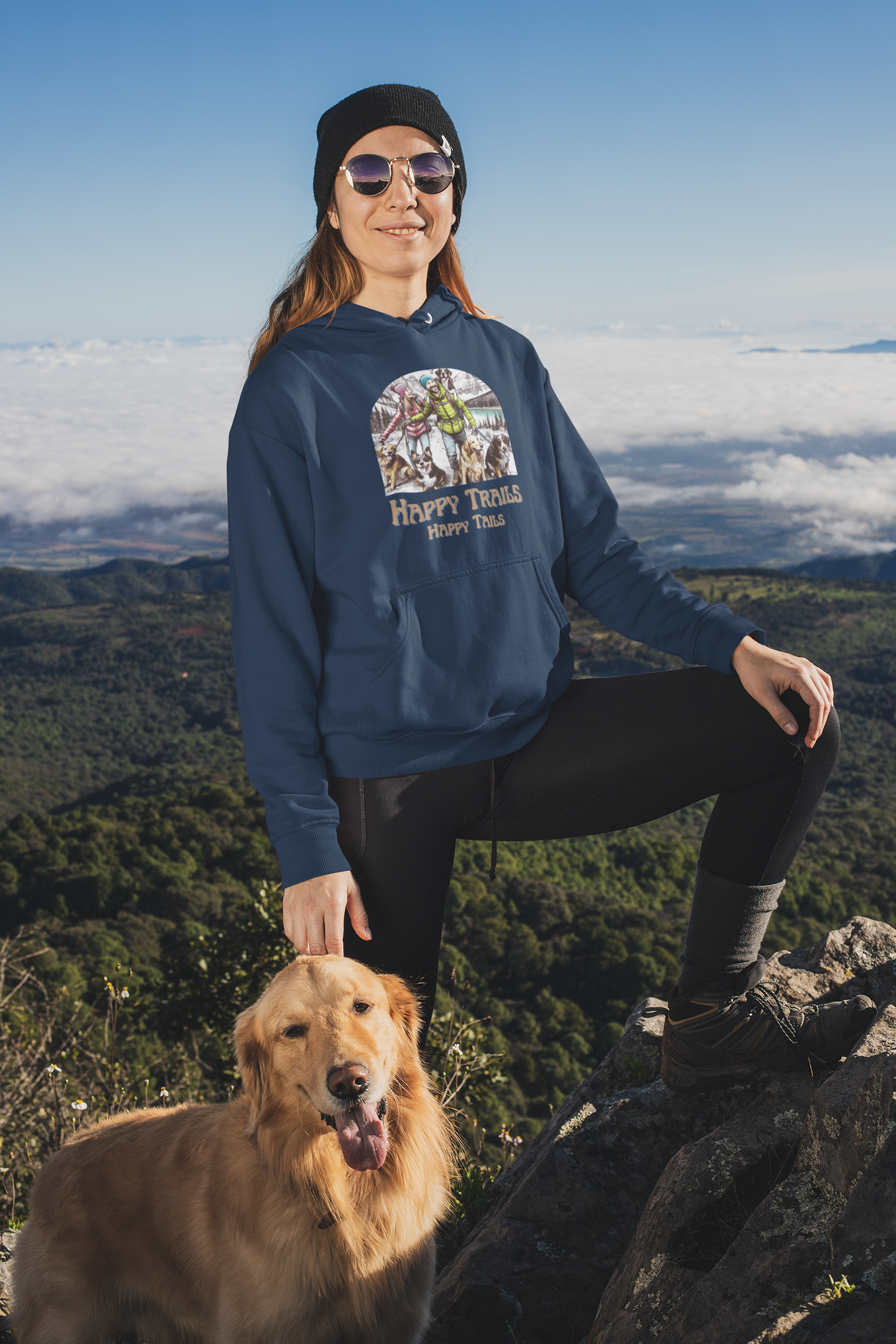 Happy Trails Happy Tails Hoodie